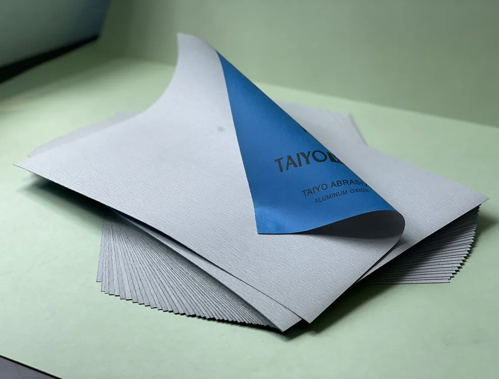 TAIYO White sandpaper sheets